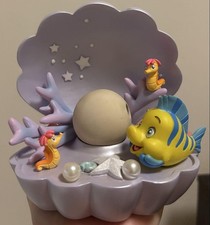 Figurine lumineuse LED Disney Store Japon La petite sirène coquille de mer pl...