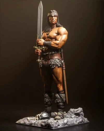 Figurine peindre conan le - peindre,