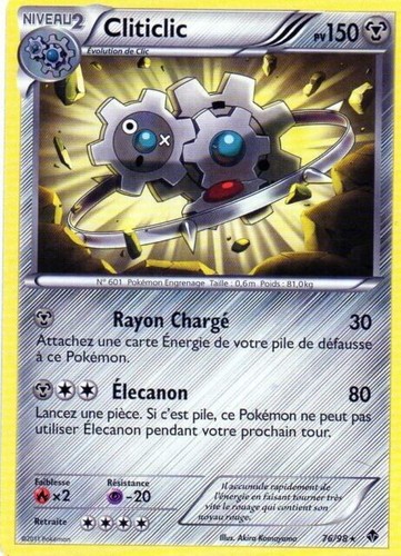 Carte pokemon cliticlic 150pv - cliticlic,