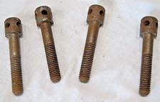 4 tirefond tire fond vis ancien tête cylindrique percée 8,5 x 65 mm lit armoire