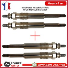 4 bougies de préchauffage Kangoo 1.9 d moteur f8q (modèle vissée) 1997-2010