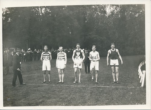 Athletisme 1910 départ du - athletisme,