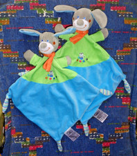 JP / LOT DE 2 DOUDOU PLAT MOTS