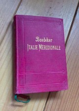 Guide Baedeker Italie méridionale 1912 (ancêtre du Michelin)