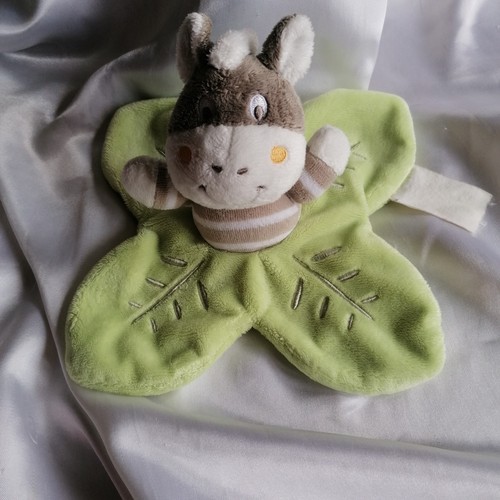Doudou zèbre marron - ,, blanc