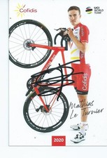 TDF   CYCLISME  cp  Autographe " LE  TURNIER    MATHIAS  "  team  COFIDIS