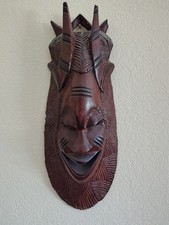 🎭2 masque Africain en Bois