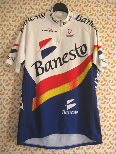 Maillot cycliste banesto - maillot,