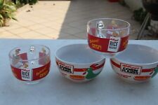 2 GRANDES TASSES + 2 BOLS POUR PETIT DEJEUNER KELLOGG'S . CORN FLAKES / NEUF PUB