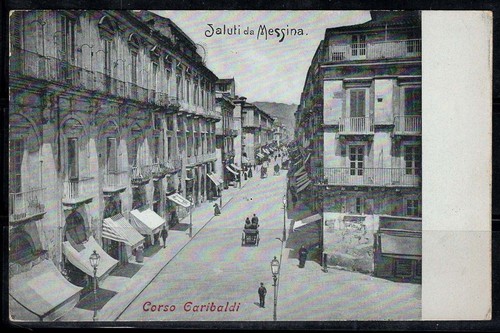 Messine 1902 carte postale - messine,