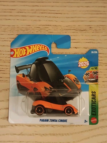 Hot wheels pagani zonda - zonda, cinque