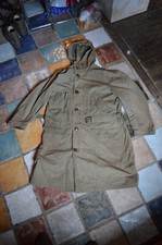 WW2 Rare Parka US avec Ceinture Modèle 1945 avec ceinture