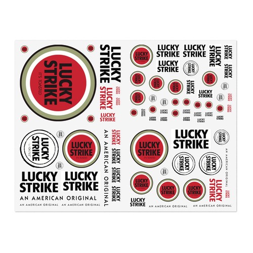 Lucky strike cigarette logo - lucky,