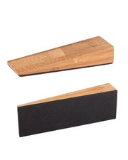 Lot de 2 Cales pour Portes, Blocs Porte en Bois, Cales en Bois pour Tous les ...