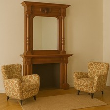 Paire fauteuils anciens - de,