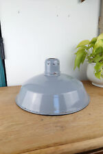 Suspension Industrielle Vintage - Métal Émaillé, ⌀ 31 cm