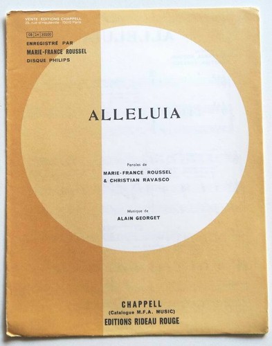 Partition vintage sheet music