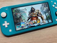 ✨ Switch Lite Turquoise 128Go pucée + Chargeur + Housse ✨