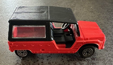 Norev n°137, série les Miniatures, Citroën Mehari rouge, 1/43e