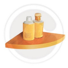 5 Pz Étagère Blanche Carrée D'Angle En Bois Étagères 18 Mm 50X50