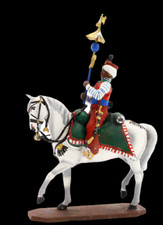Figurine BALLADA cavalier EMPIRE  MAMELUCK CHAPEAU CHINOIS / peinture d'origine 