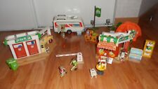 SUPER Lot ou seul Playmobil camping mine far ouest police bank mode city life