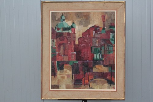 Tableau peinture huile - peinture, à