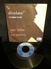 JANE BIRKIN SERGE GAINSBOURG BANDE DU FILM LA DECADANSE FONTANA 1972