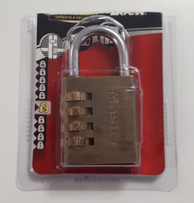 MASTER CADENA À CODE 40 MM LAITON Combinaison de 4 Chiffres /EBQT