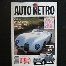 AUTO RETRO 149 BMW 502 JAGUAR TYPE C SAAB 92 93 95 96 ARIEL SQUARE FOUR 