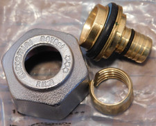 5 GIACOMINI robinetterie radiateur PLOMBERIE ecrou raccord 23-27mm raccordement