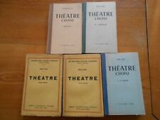 Lot 5 livres théatre classique Français. Corneille Molière Racine