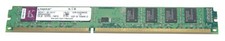 RAM DIMM 2 Go DDR3 Kingston PC3-10600 CL9 pour PC de bureau