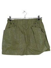 ZARA Jupe en cuir synthétique