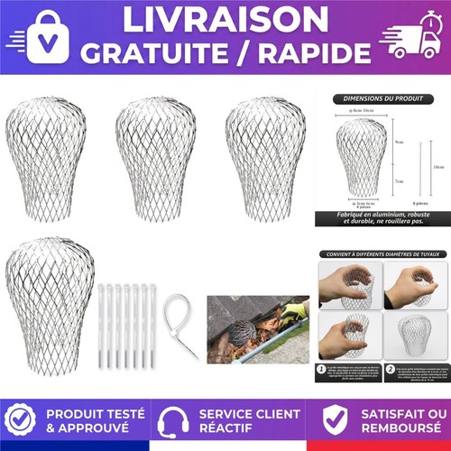 Filtre gouttière - 4x,