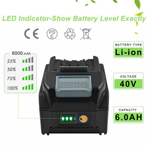 40v 6ah ion batterie - li-ion,