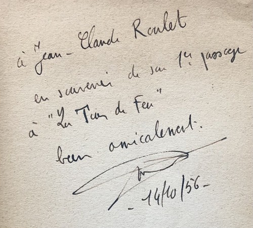 Envoi 1956 pierre boujut - envoi,