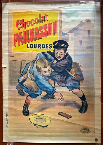 Affiche chocolat pailhasson - chocolat,