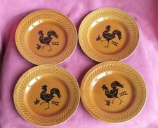 4 Superbes assiettes à