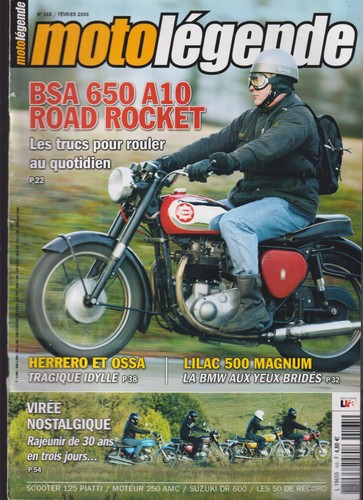 Moto legende 165 bsa - legende, 650