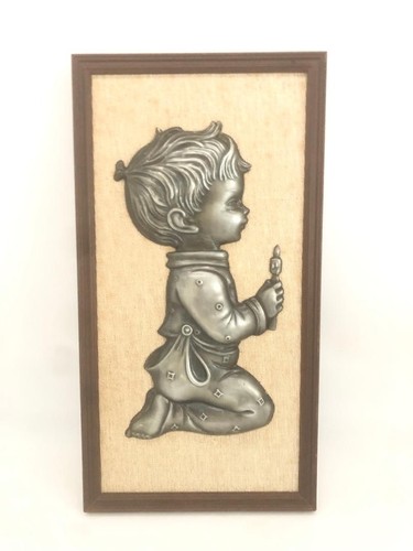 Tableau vintage petit garçon