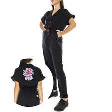 Lazy Oaf Another Planet - Combinaison Femme Noire