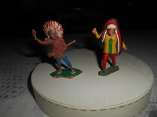 vintage lot  figurine de bazar série  indien donc une starlux