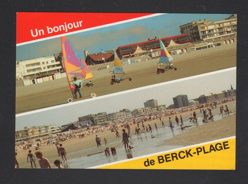 Berck plage char voile - à,