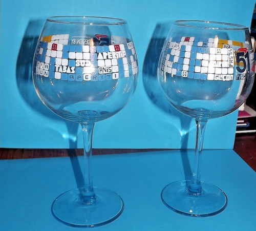 Beaux verres pied pastis - 2, a