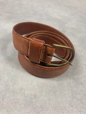 Ceinture cuir marron camel