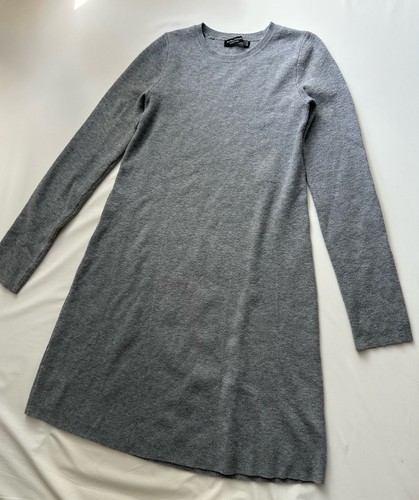 Robe pull gris - robe, chic