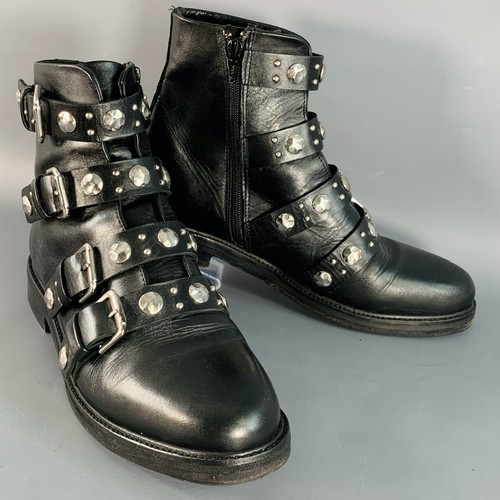 Maje taille cuir noir - maje,