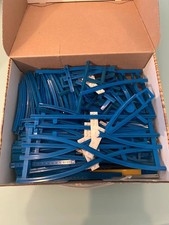 Énorme lot de rails bleus vintage Lego