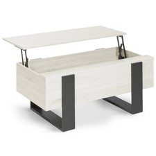 Table basse plateau relevable rectangulaire PHOENIX bois gris